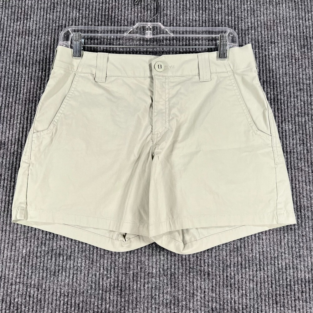 5.11 Tactical Shorts Womens Size 6 Beige Chino Lightweight Casual Outdoor